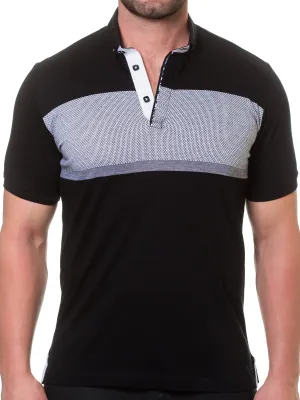 Polo S Wide Stripe Black