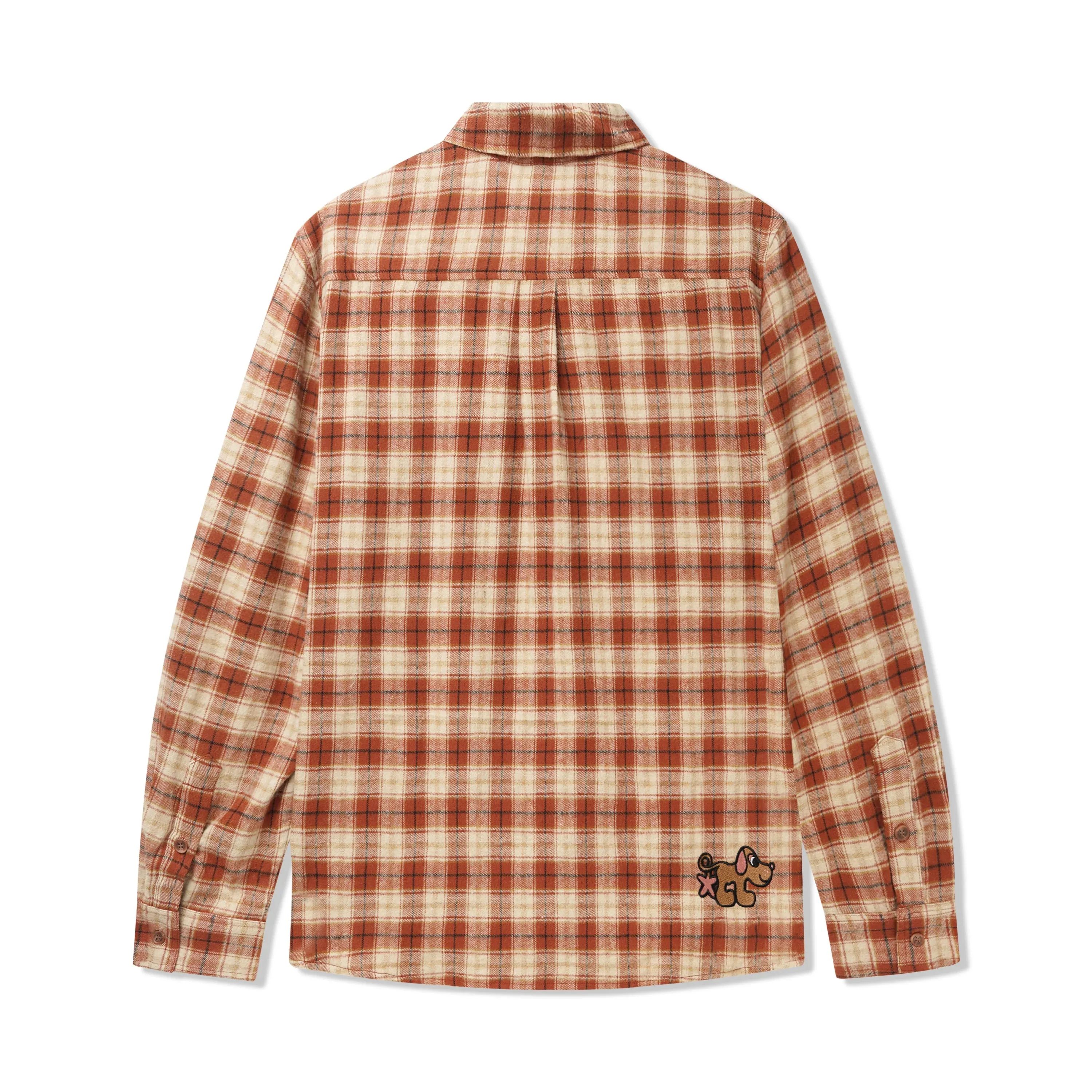 Pooch Flannel Shirt, Brick