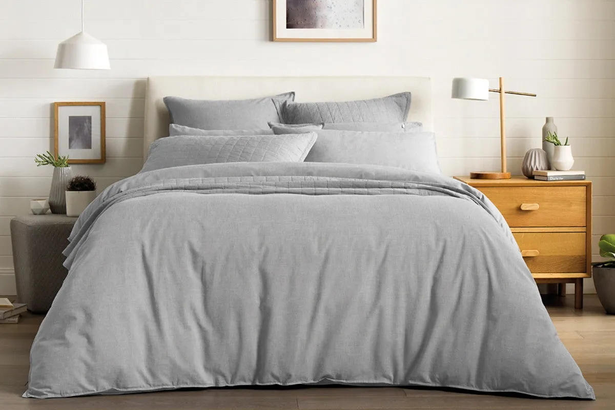 Reilly Fog Quilt Cover by Sheridan