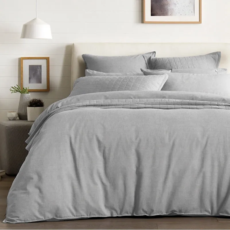 Reilly Fog Quilt Cover by Sheridan