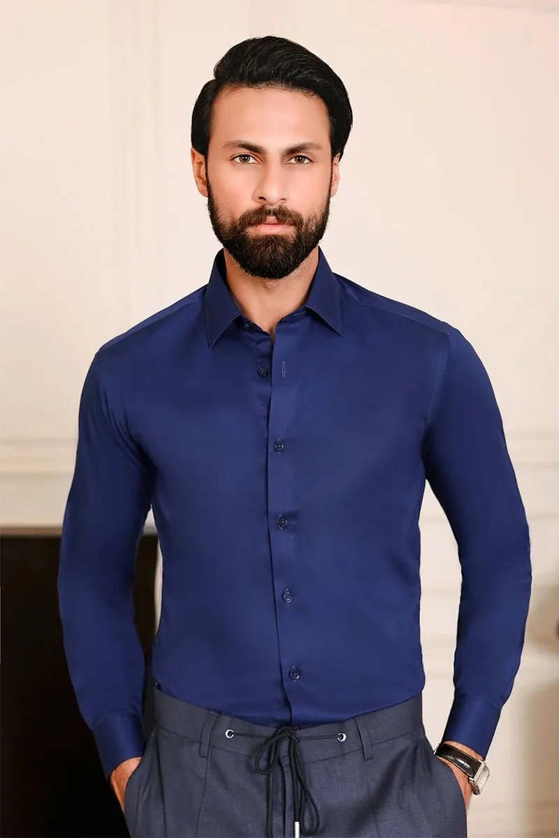 Resplandor Formal Shirt-Navy Blue