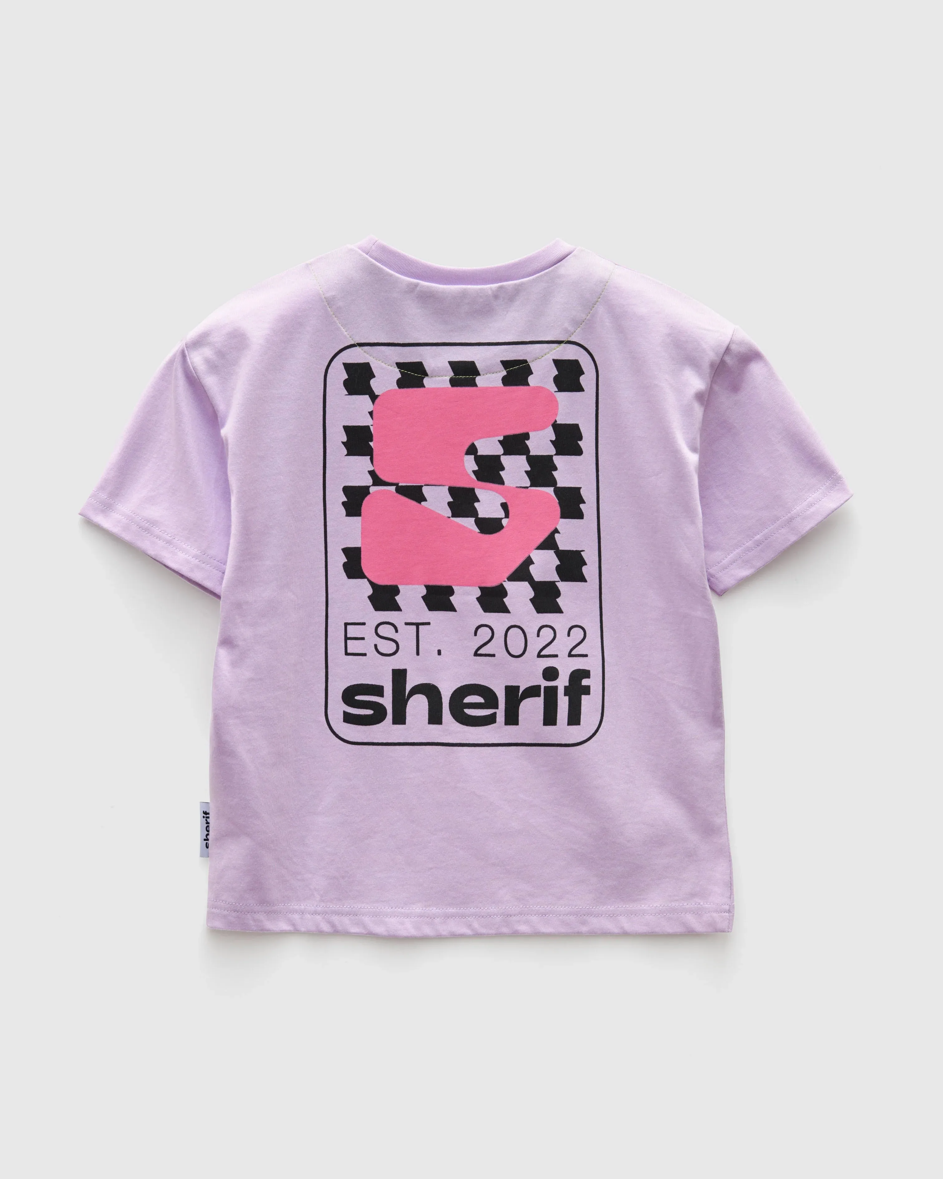 Sherif Check It Tee Lilac