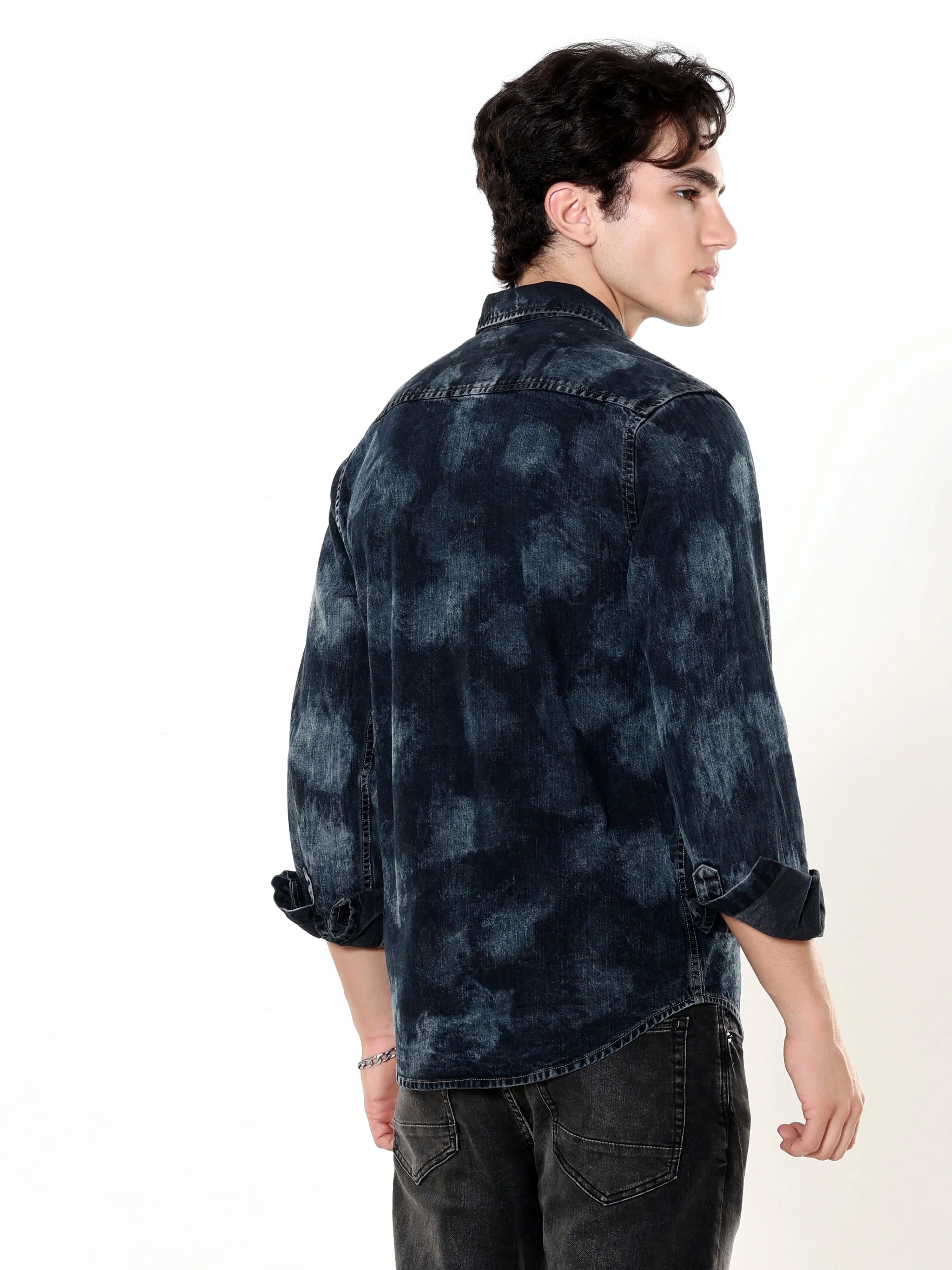 Storm Indigo Washed Denim Shirt