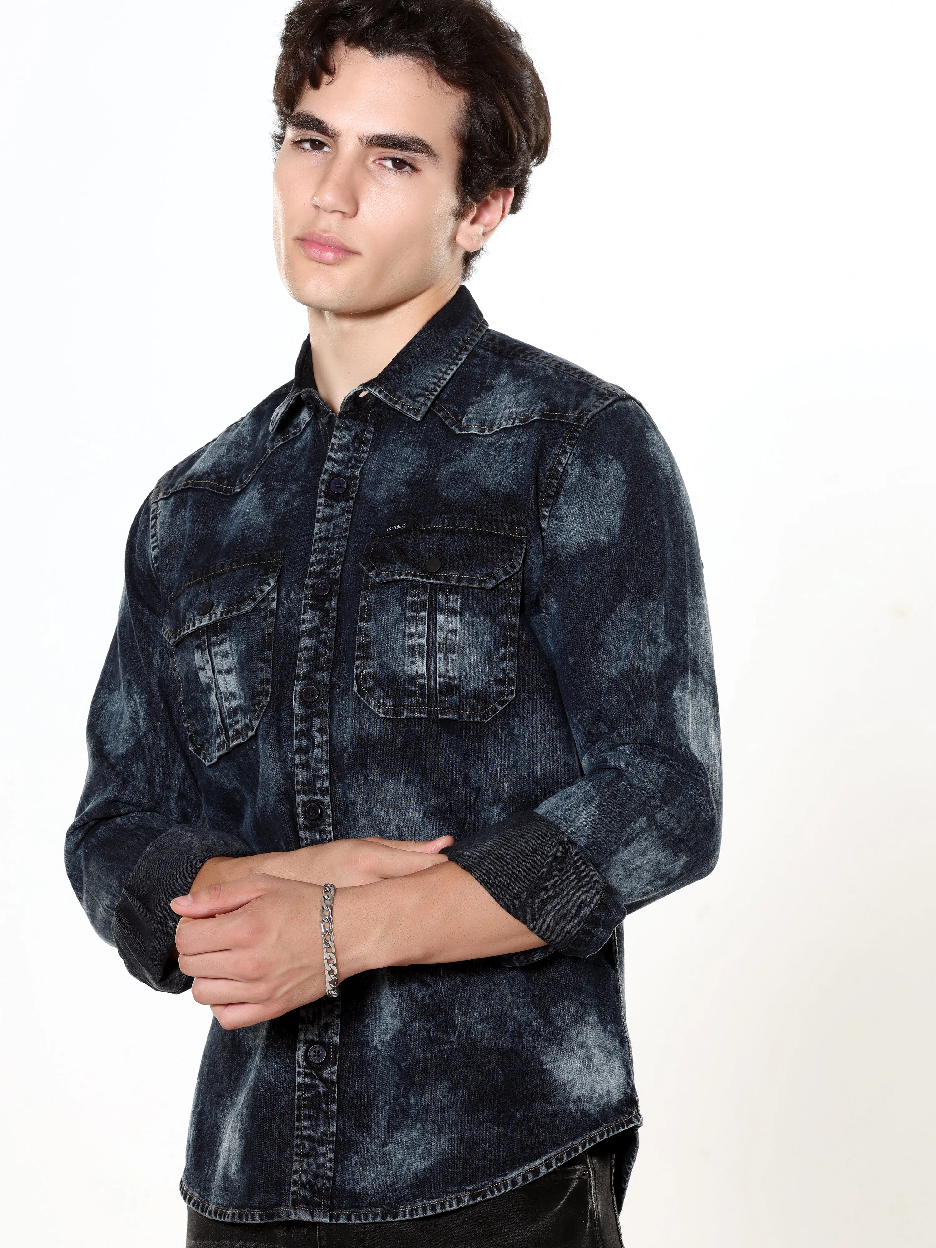 Storm Indigo Washed Denim Shirt