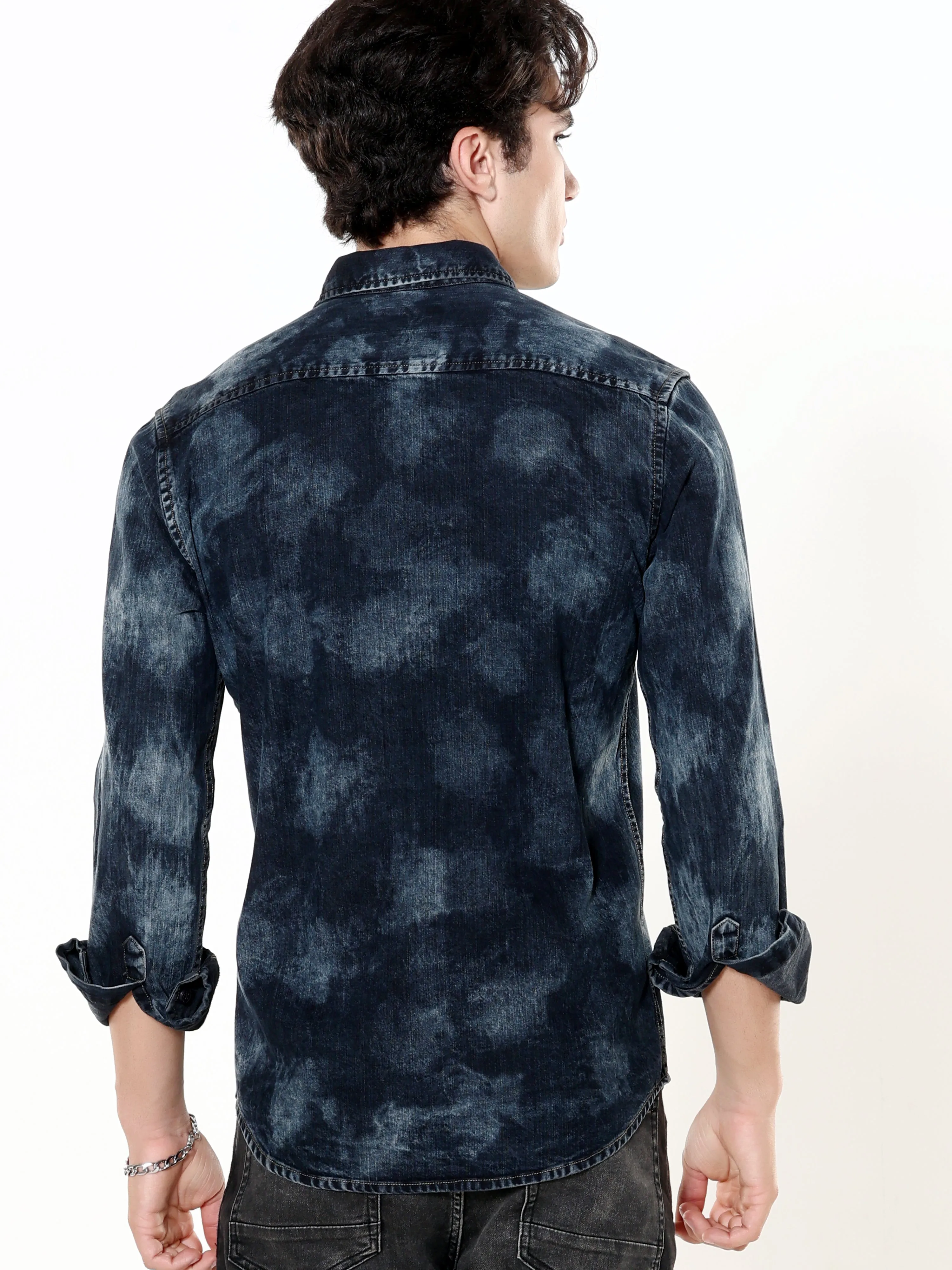 Storm Indigo Washed Denim Shirt