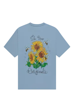 Sunflower Freddies Tee Soft Chambray