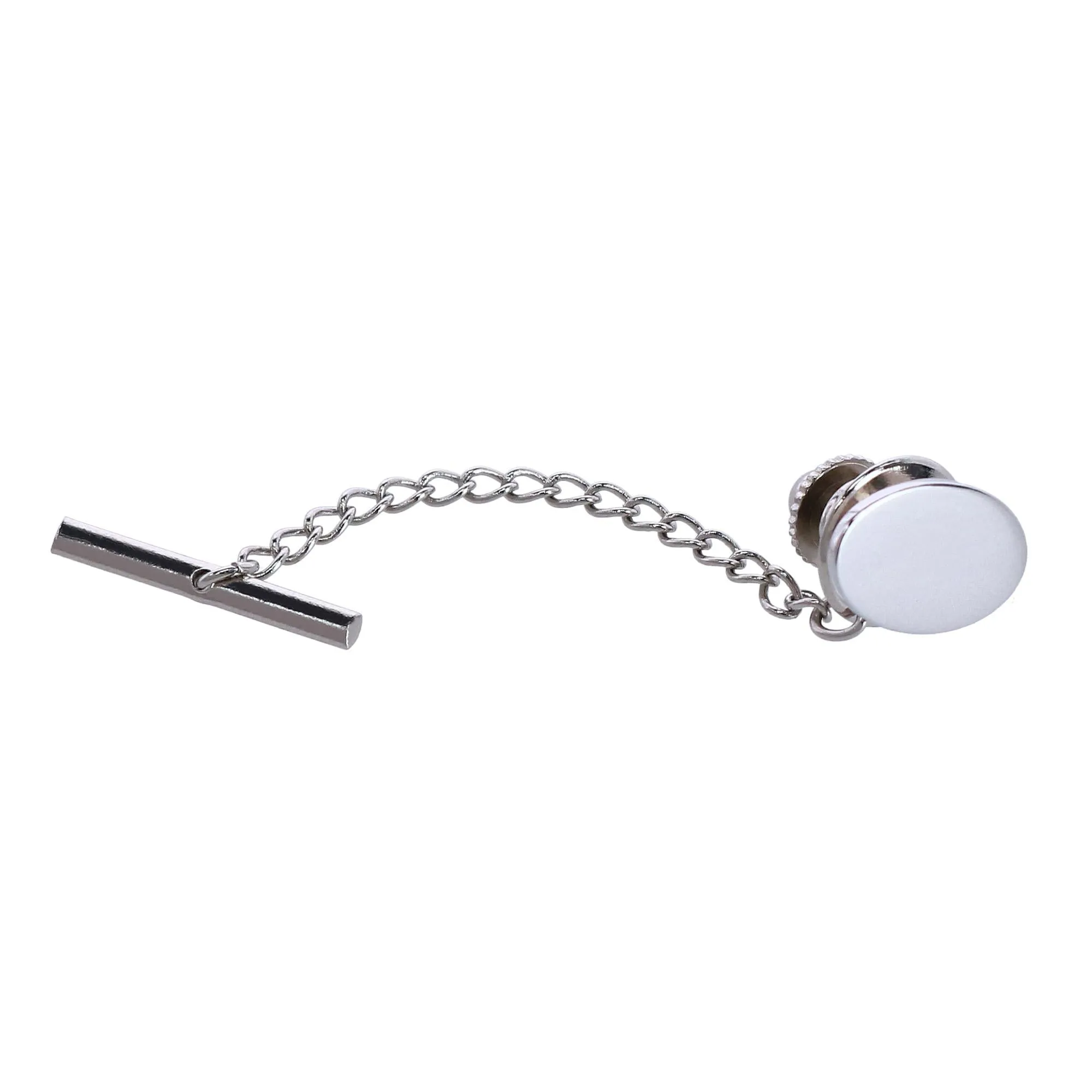 Sutton Sterling Silver Polished Oval Tie Tack