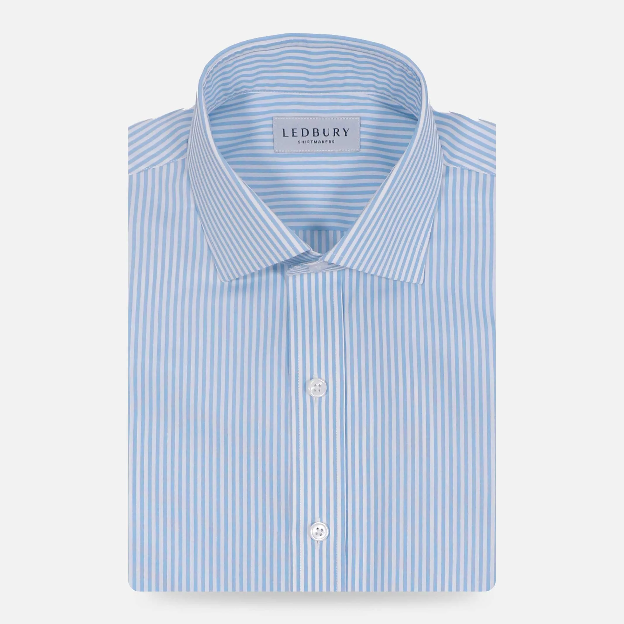 The Blue Regent 120s Poplin Stripe Custom Shirt