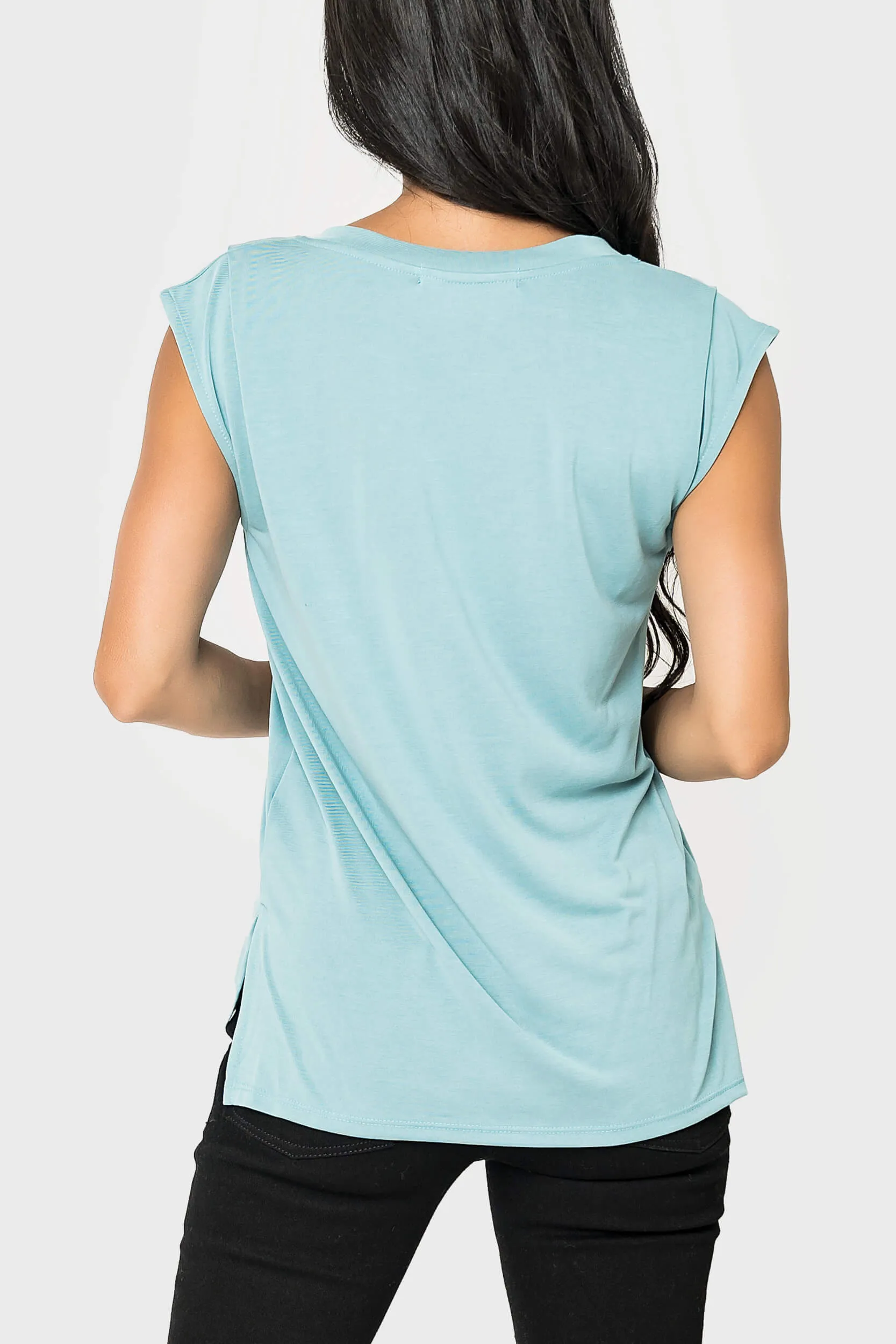 The Favorite Luxe Essentials V-Neck Tee