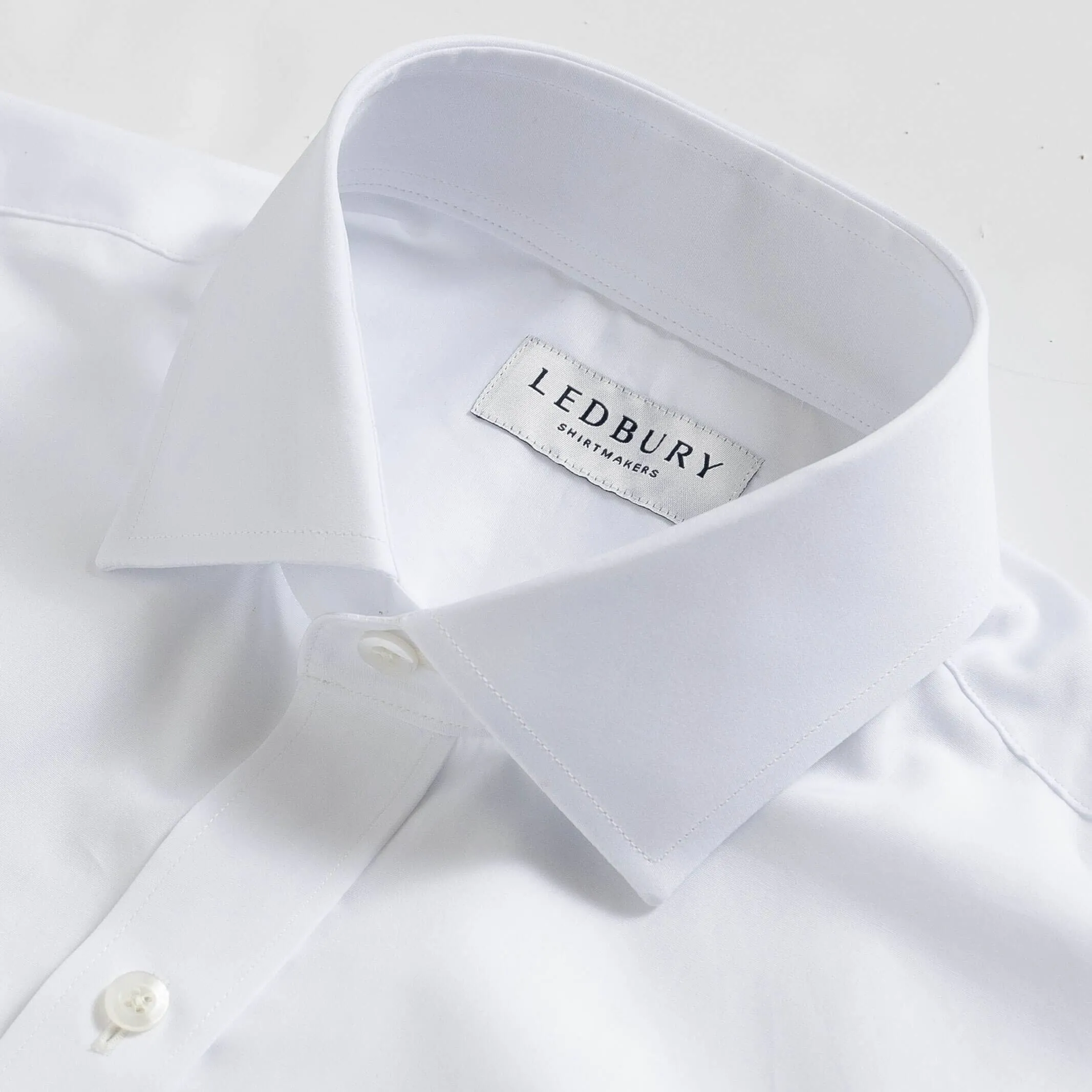 The White Regent 120s Poplin Custom Shirt