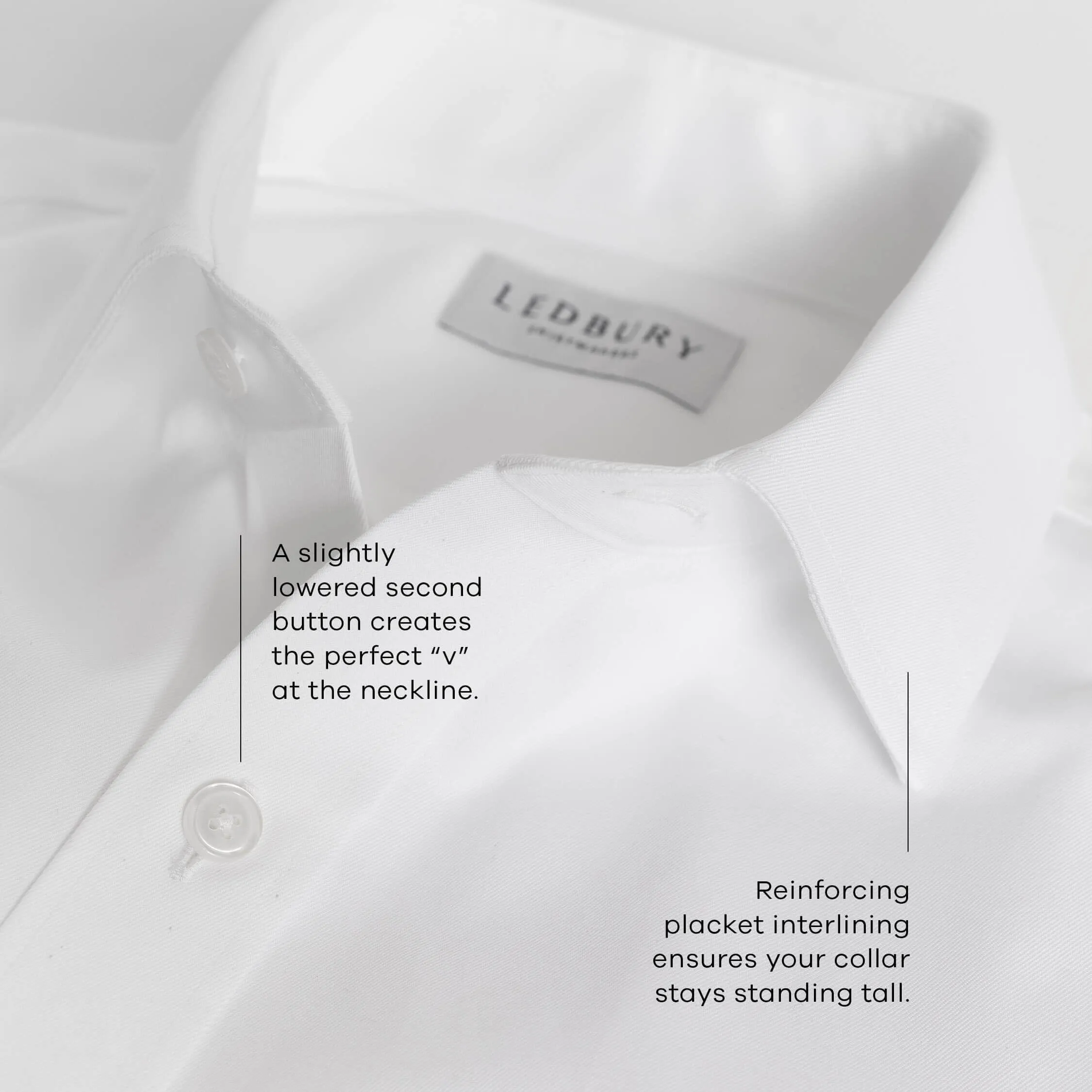 The White Regent 120s Poplin Custom Shirt