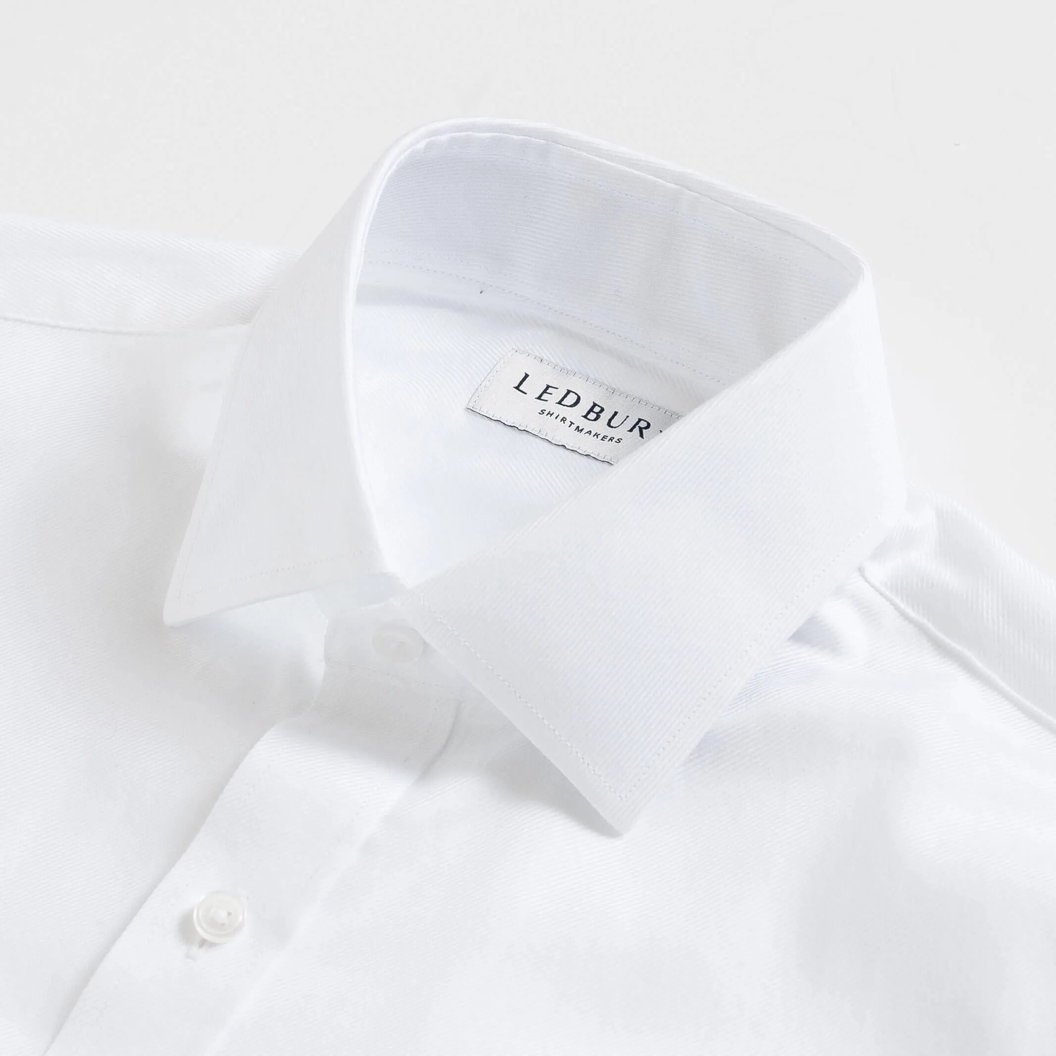 The White Rushton Royal Twill Custom Shirt