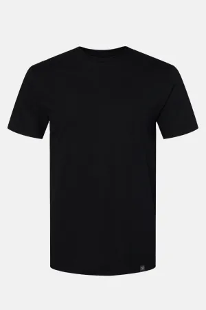 Thenx Plain Viscose Black Tee