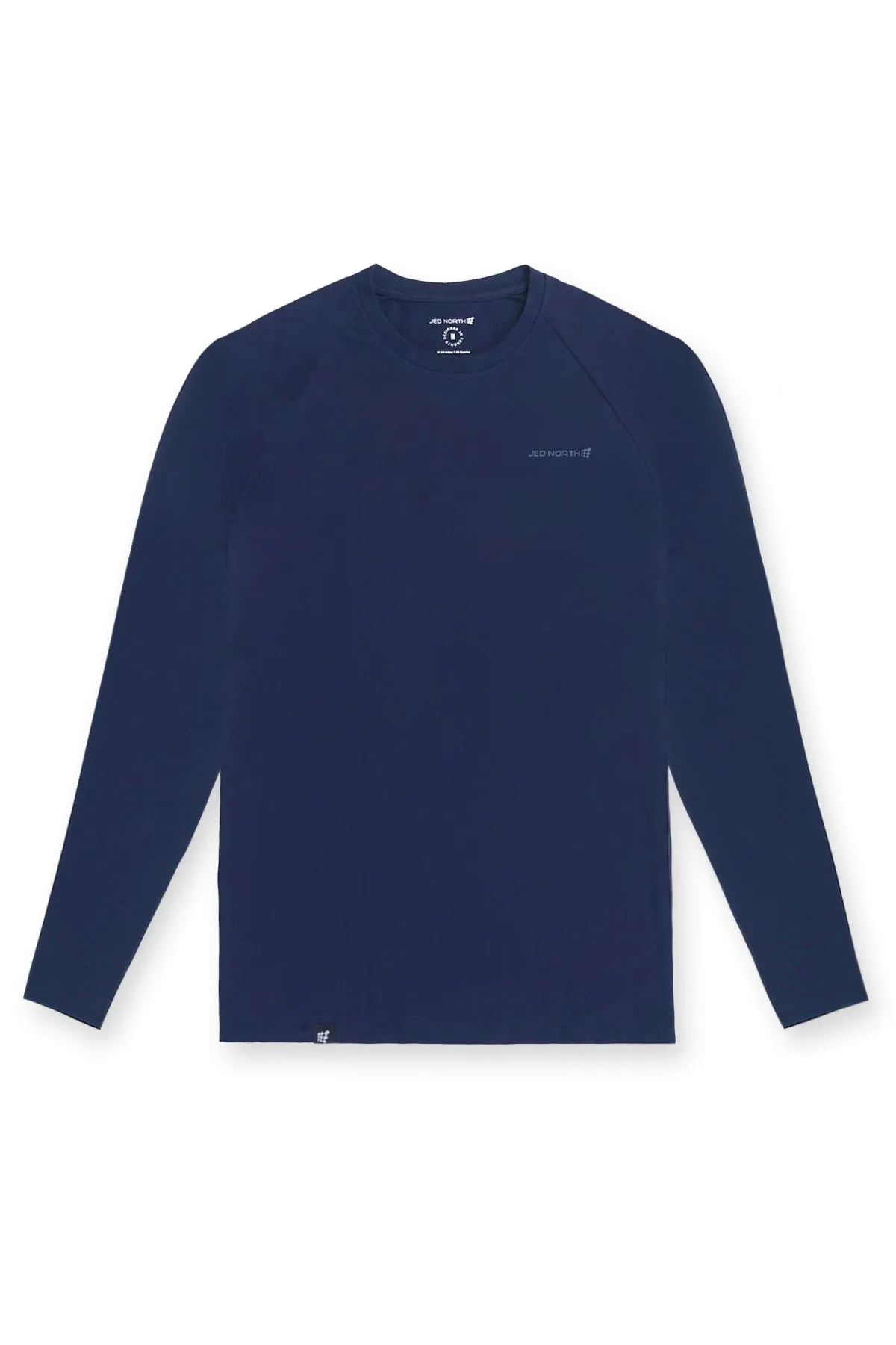 Titan Muscle-Fit Long Sleeve T-Shirt - Navy