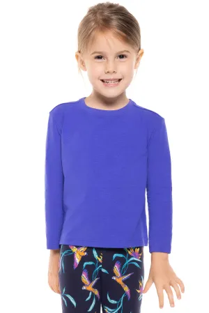 Toddler Coco Plum Everyday Long Sleeve T-Shirt | Baja Blue