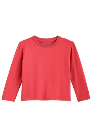 Toddler Coco Plum Everyday Long Sleeve T-Shirt  |  Radiant Coral