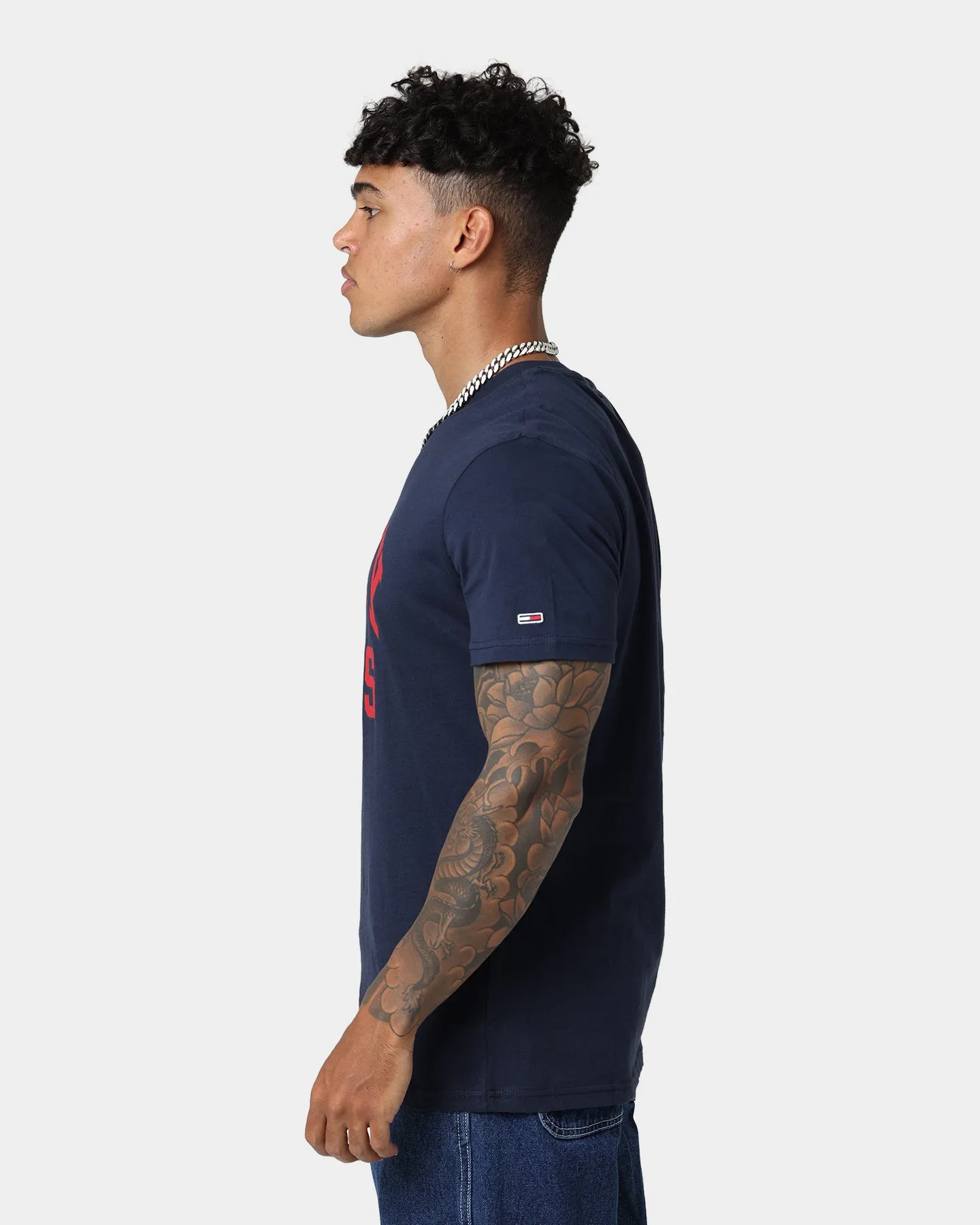 Tommy Jeans TJM Entry Collegiate T-Shirt Twilight Navy