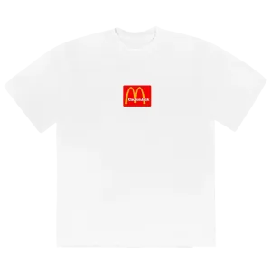 Travis Scott x McDonald's Sesame T-shirt 'White'