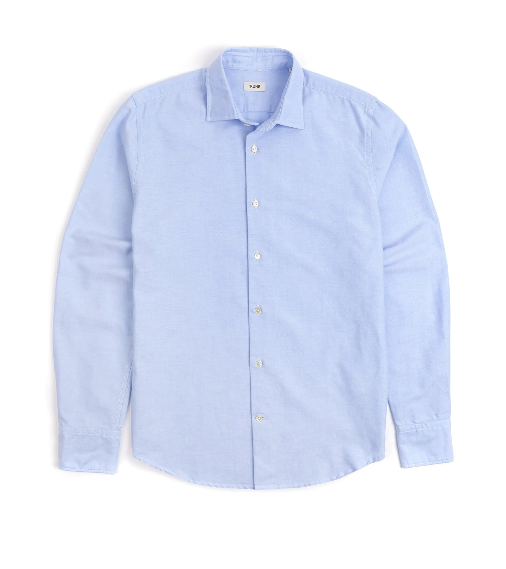 Trunk Audley Cotton Oxford Shirt: Light Blue