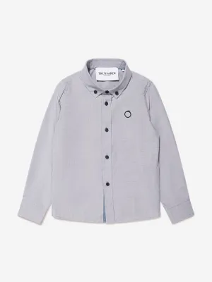 Trussardi Boys Rahill Shirt In Grey