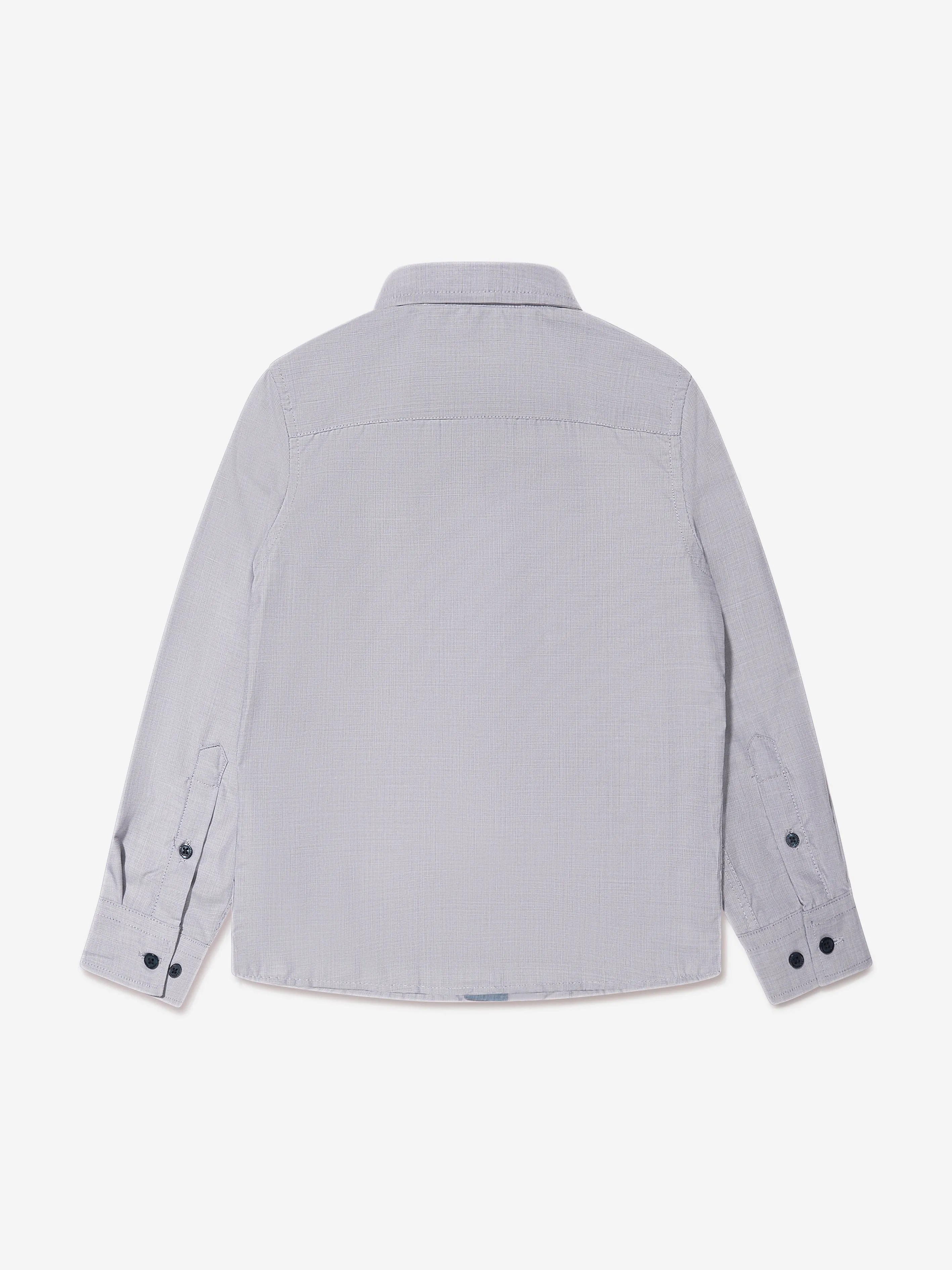 Trussardi Boys Rahill Shirt In Grey