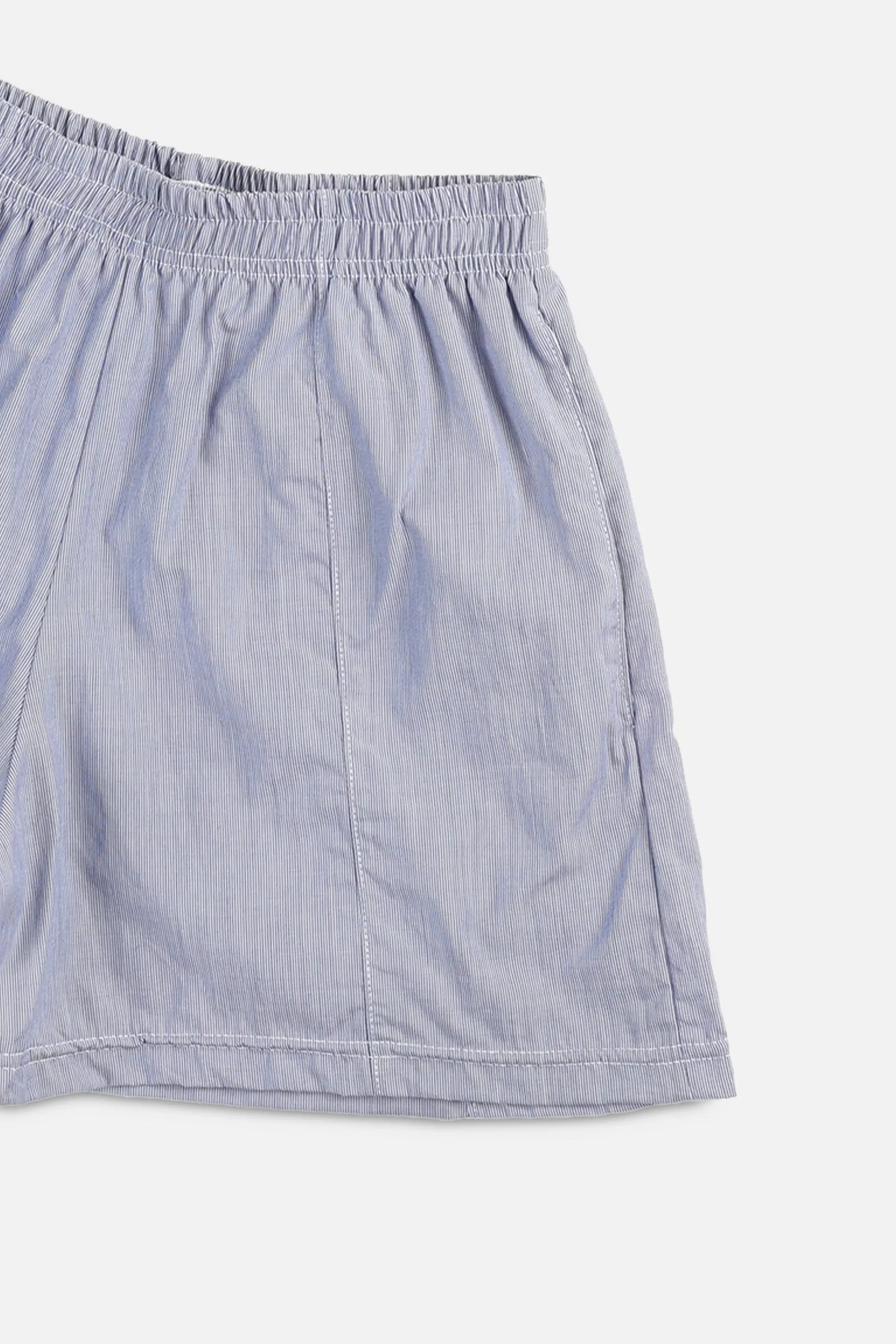 Unisex Rework Oxford Boxer Shorts - XS