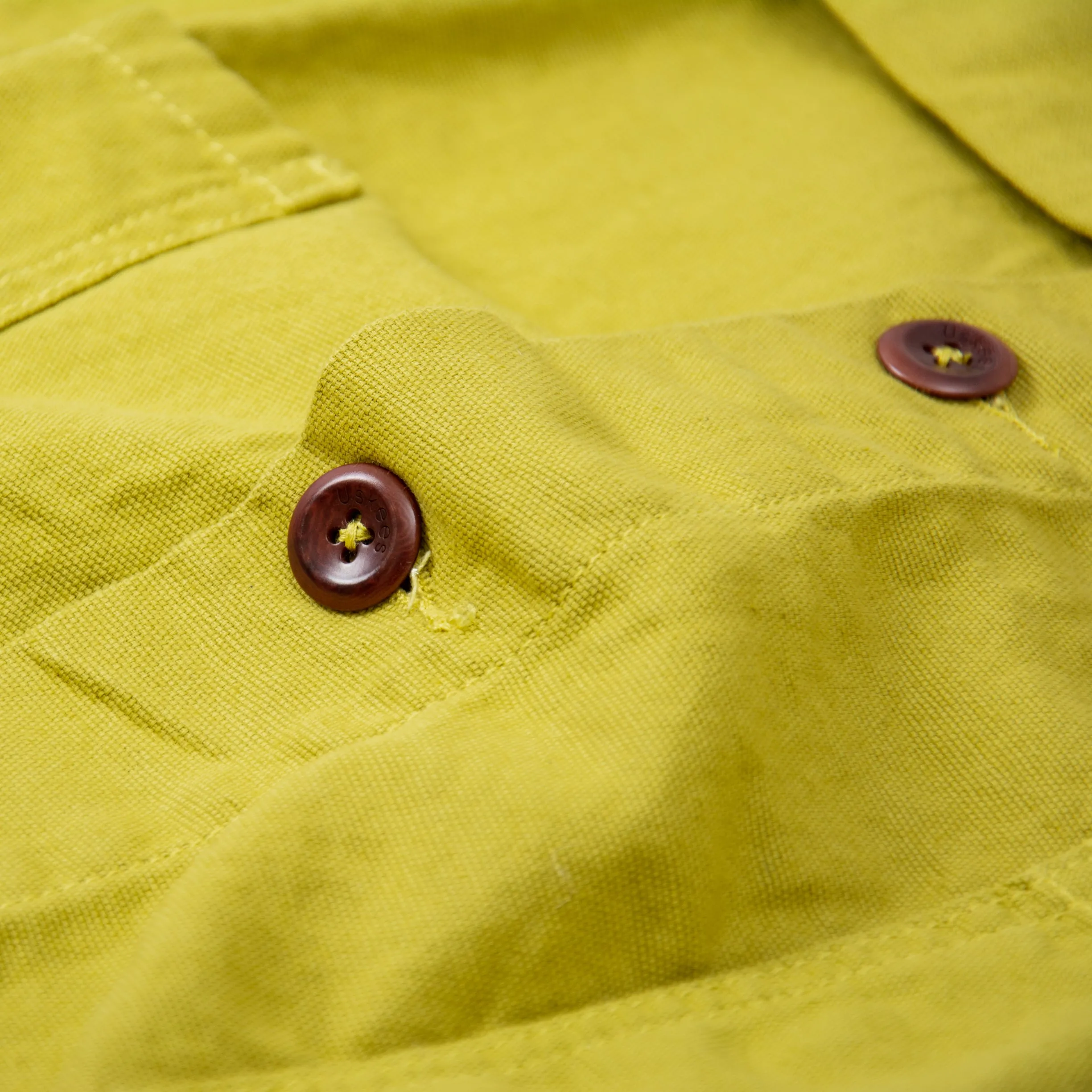 Uskees 3001 Button Overshirt - Pear