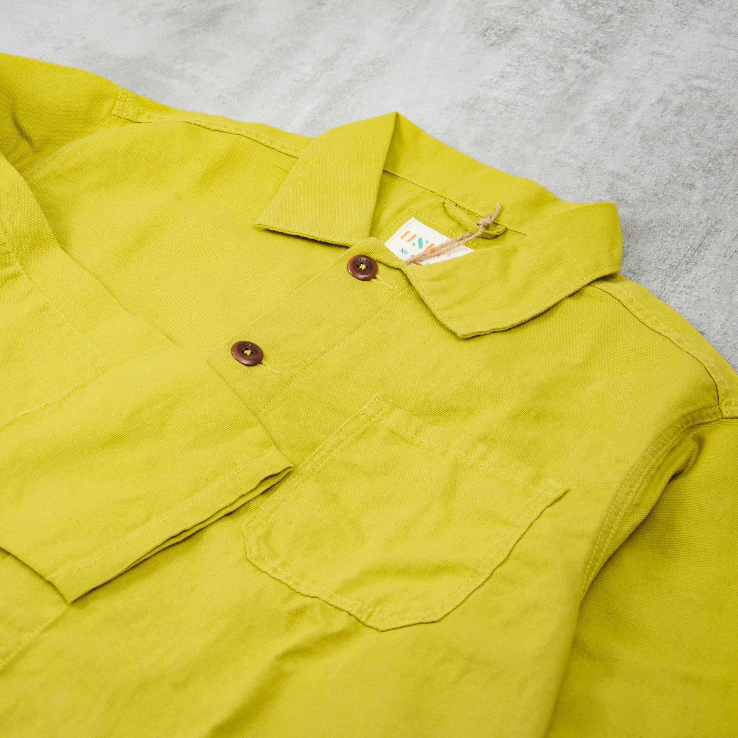 Uskees 3001 Button Overshirt - Pear