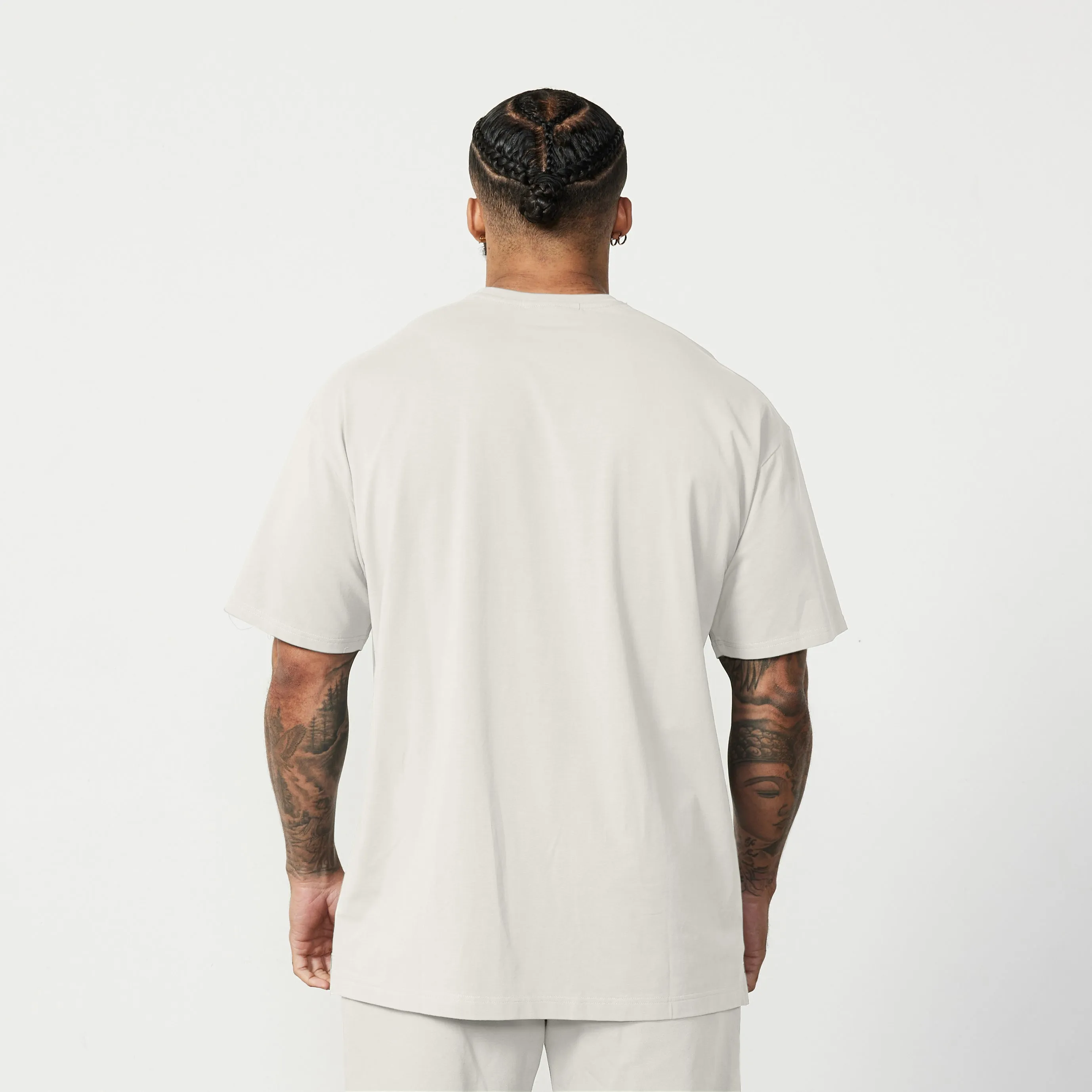 Vanquish Essential Stone Oversized T Shirt