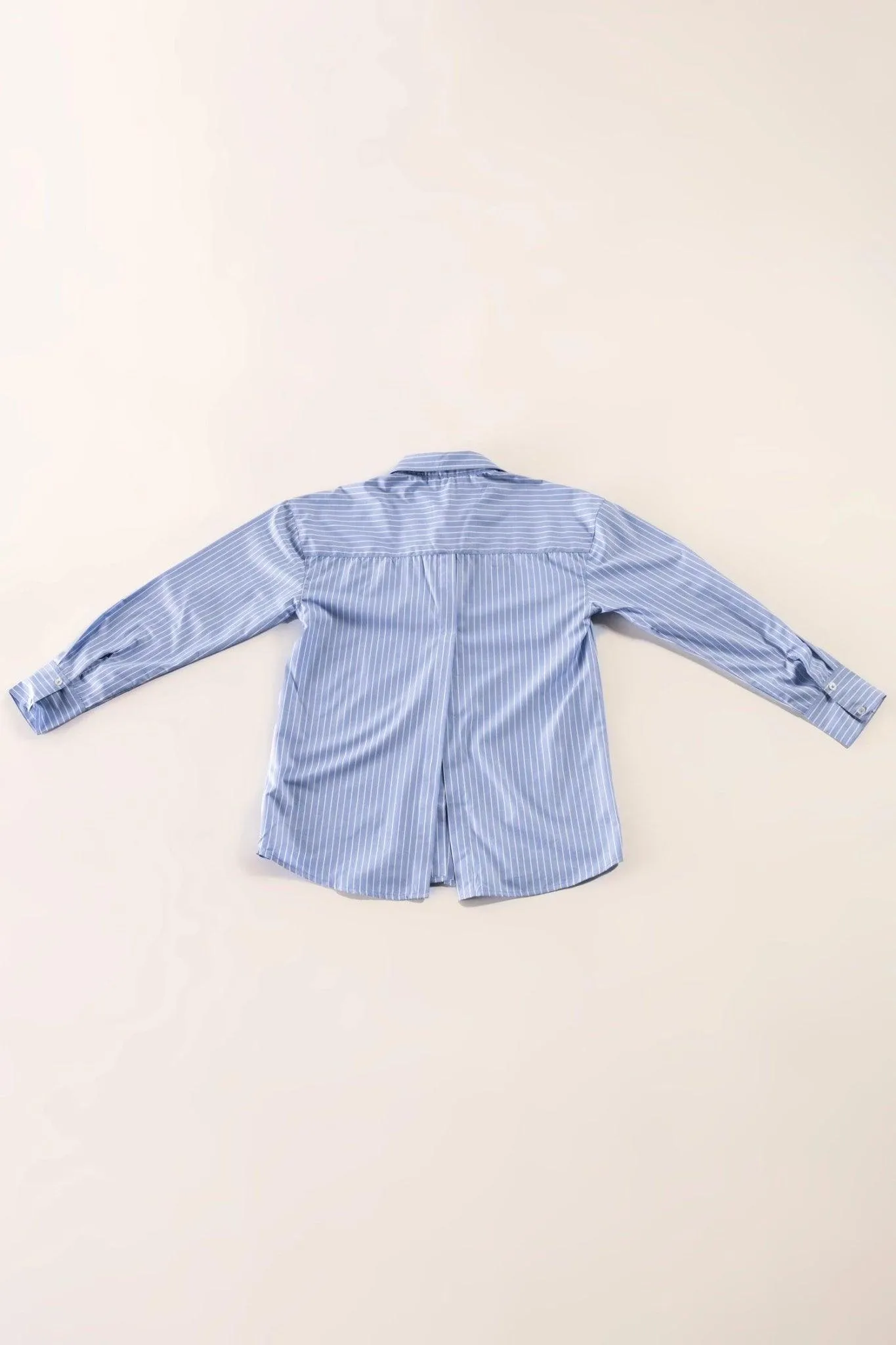 White Pin Stripped Shirt