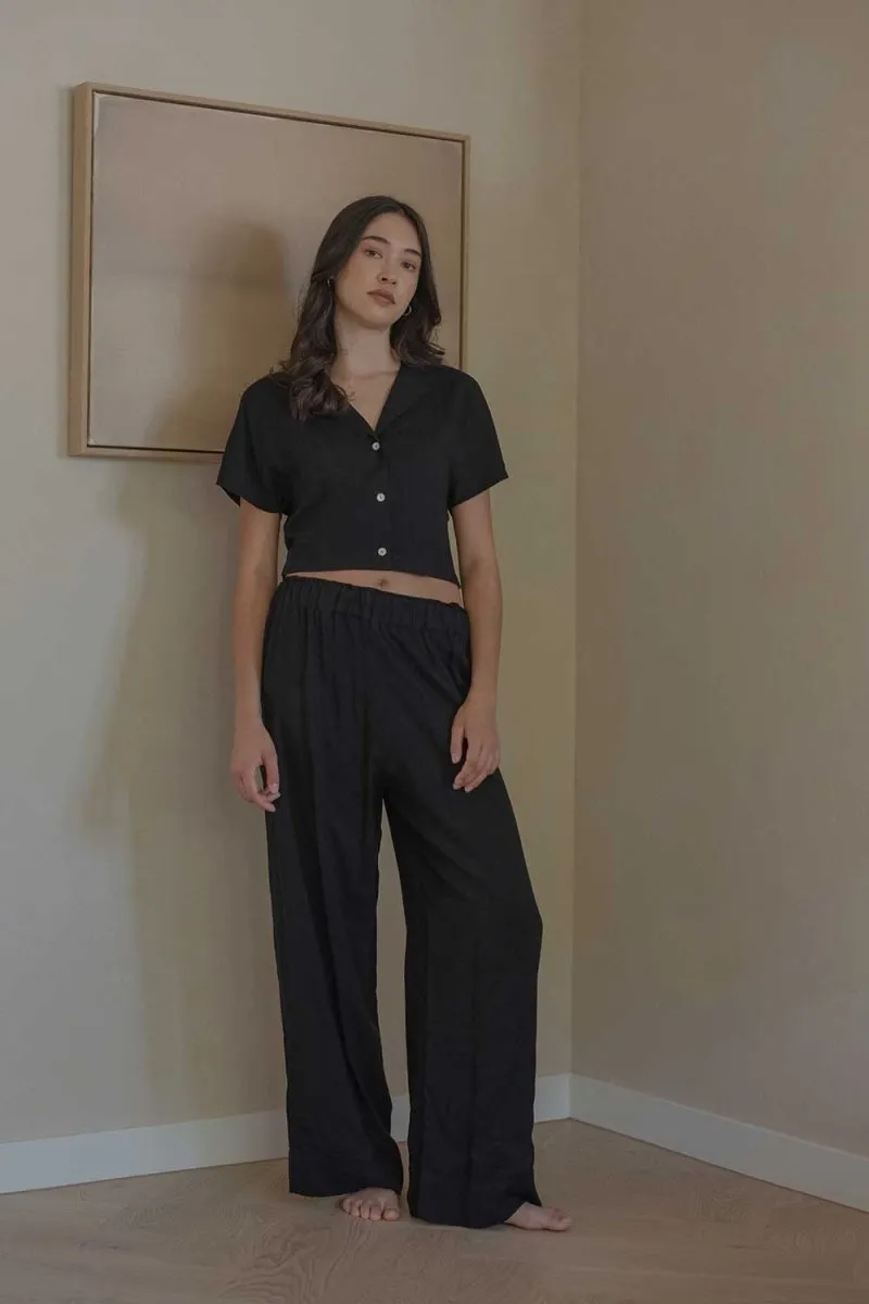 With Ease Cropped Shirt